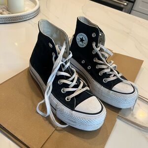 Platform high top converse